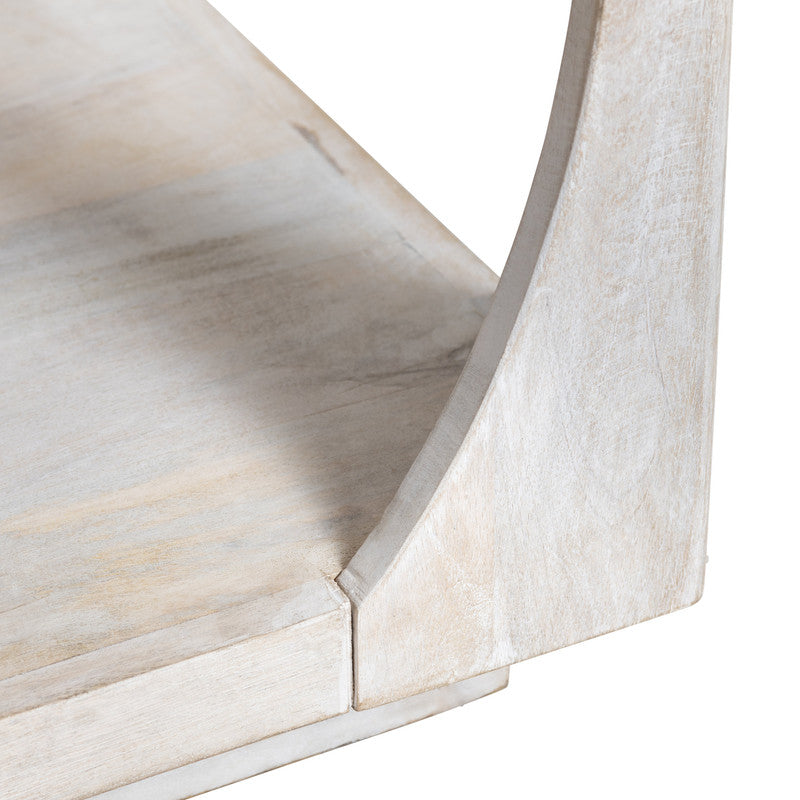 Apollo Tan/White End Table by Crestview at Eve Furniture
