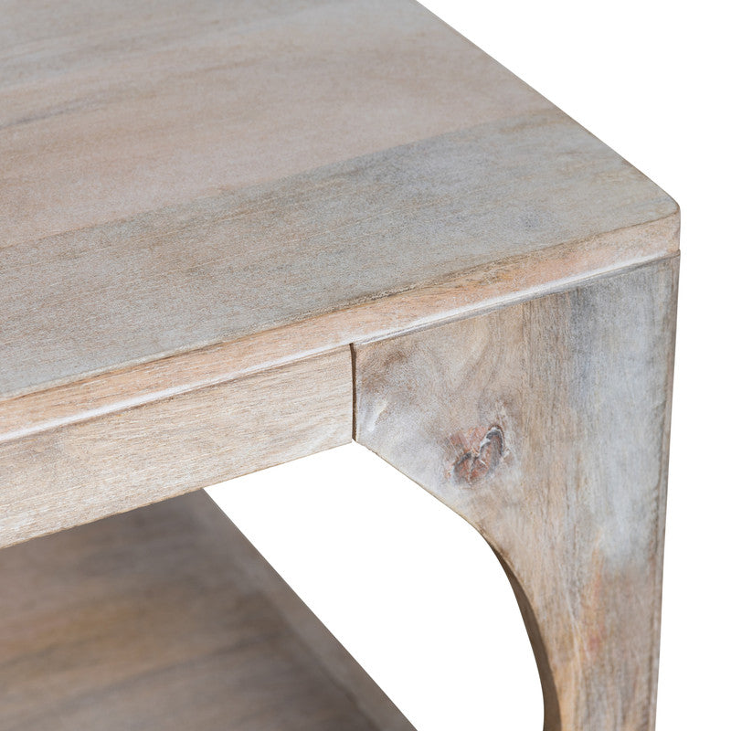 Apollo White/Tan Cocktail Table by Crestview at Eve Furniture