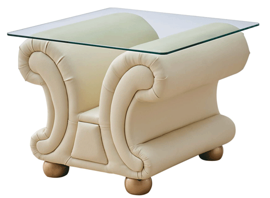 Apolo Ivory End Table by ESF Furniture at Eve Furniture