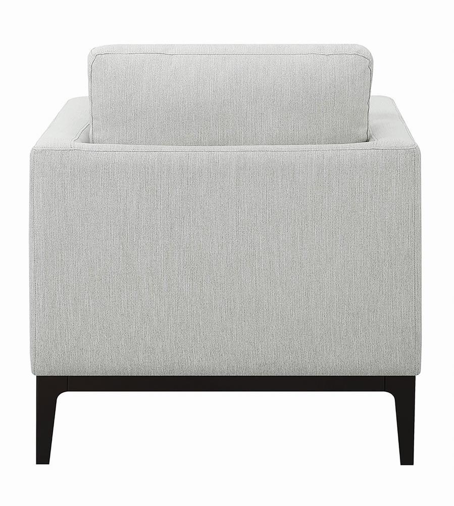 Apperson Light Gray Cushioned Back Arm Chair by Coaster at Eve Furniture