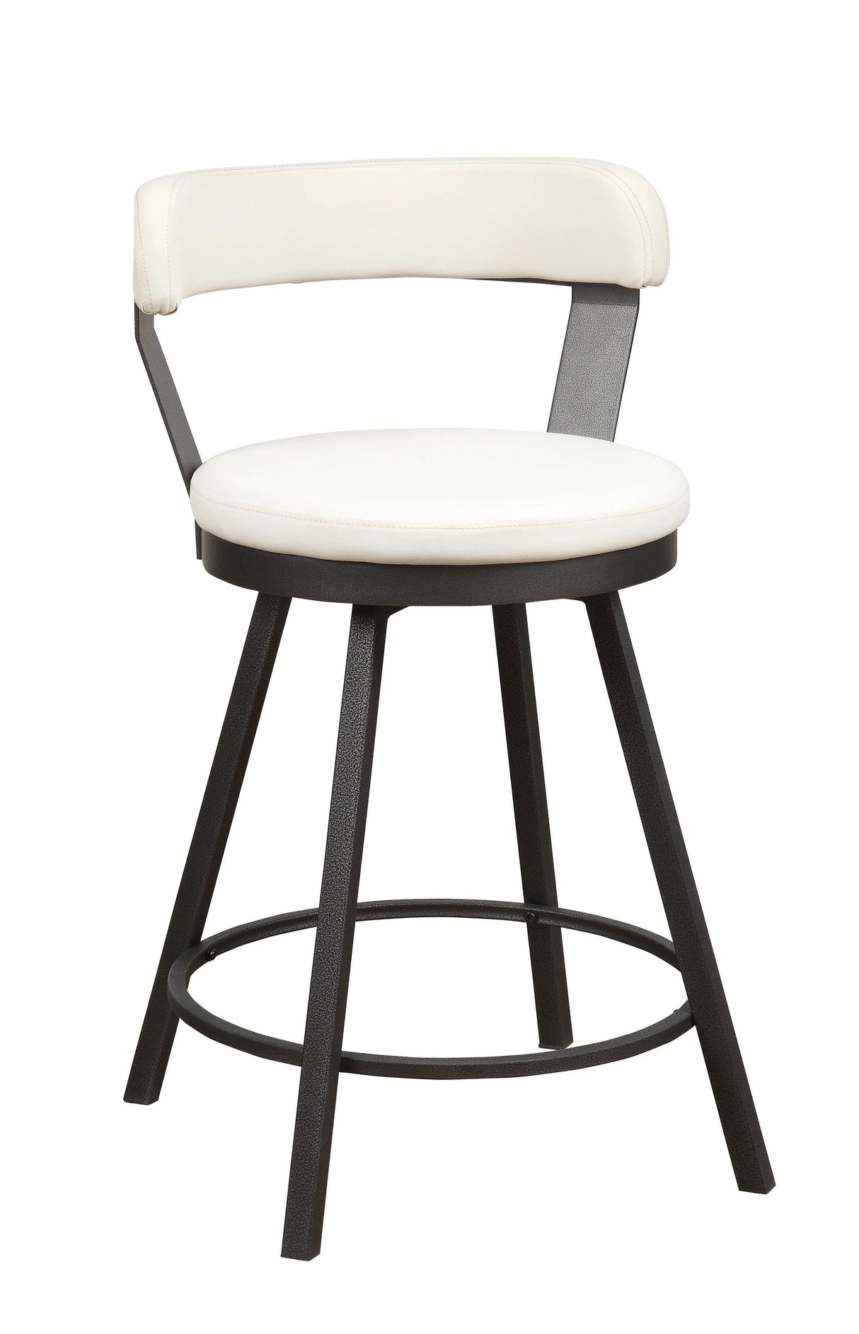 Appert White/Dark Gray Counter Chair, Set of 2 by Homelegance at Eve Furniture