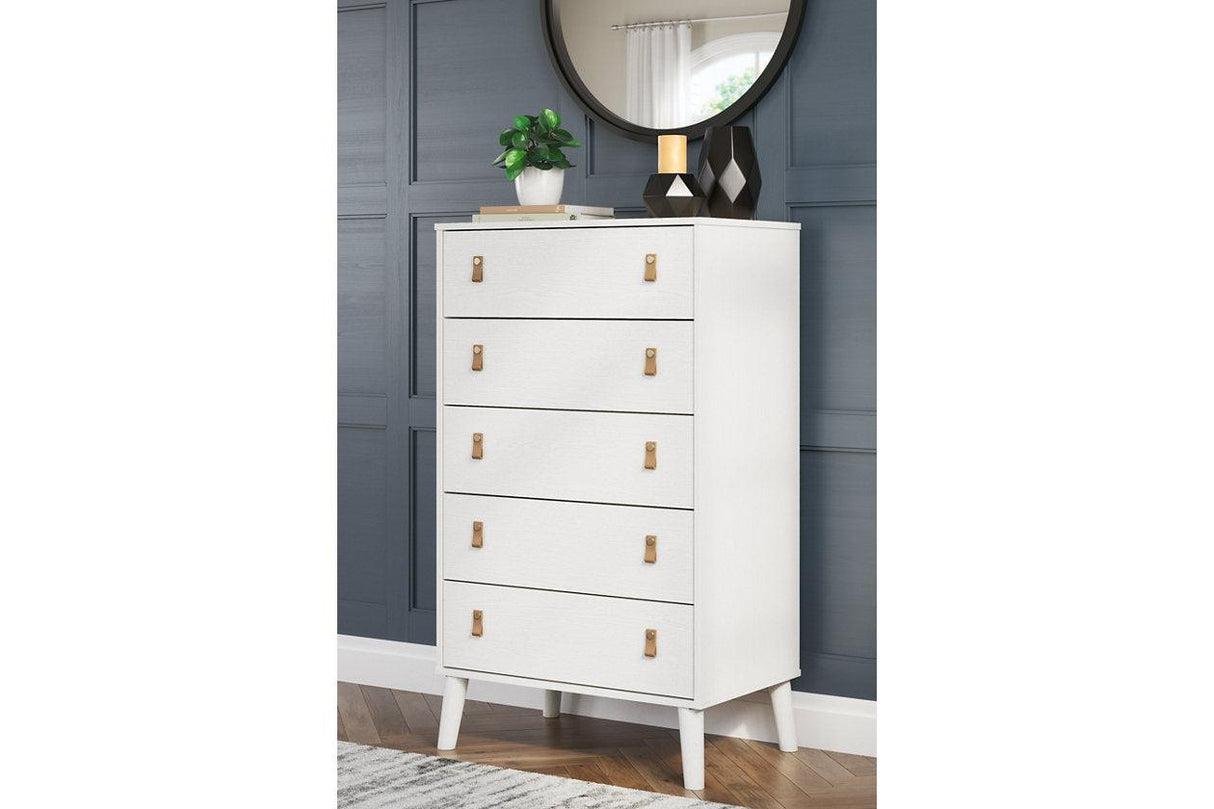 Aprilyn White Chest of Drawers by Ashley at Eve Furniture