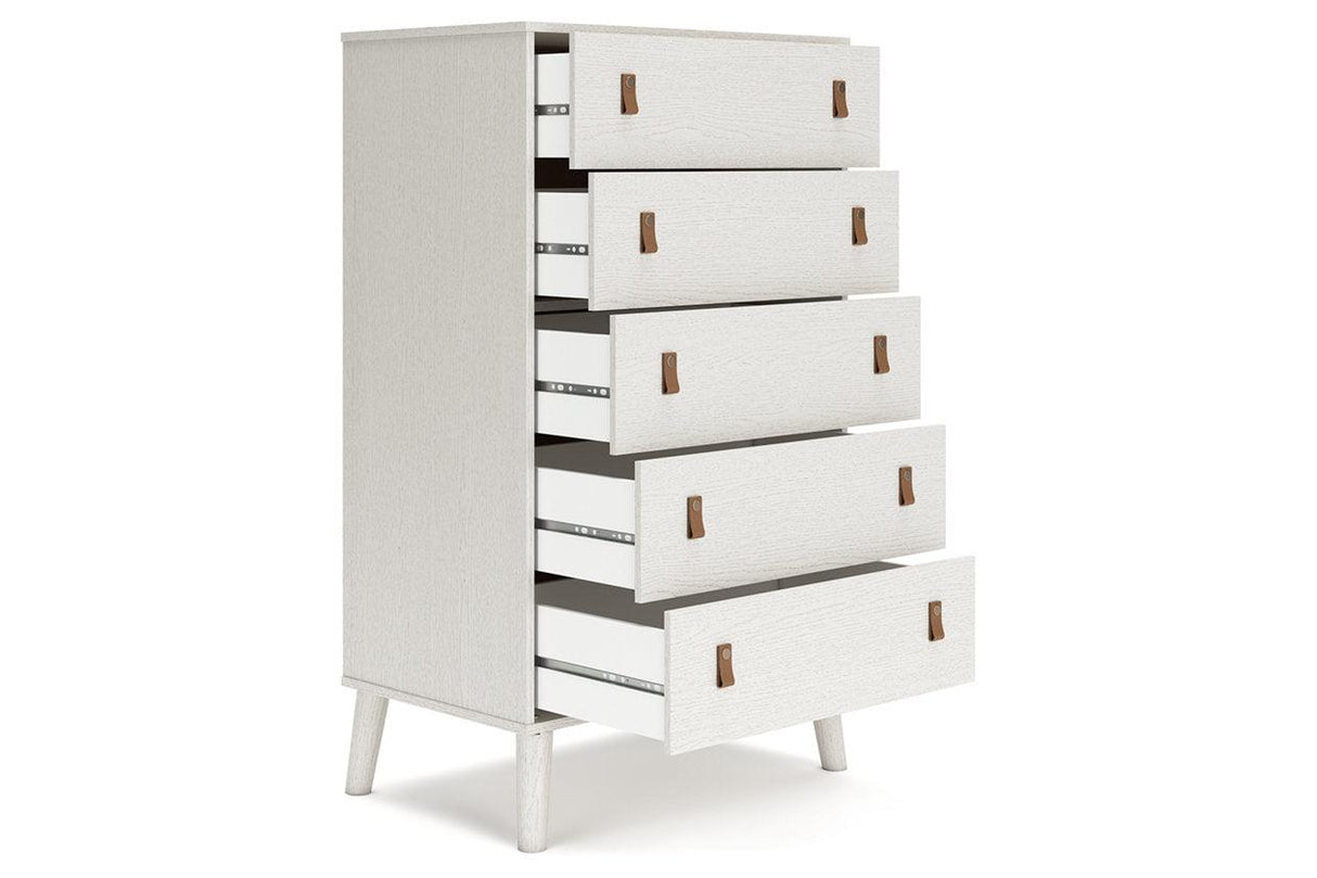 Aprilyn White Chest of Drawers by Ashley at Eve Furniture