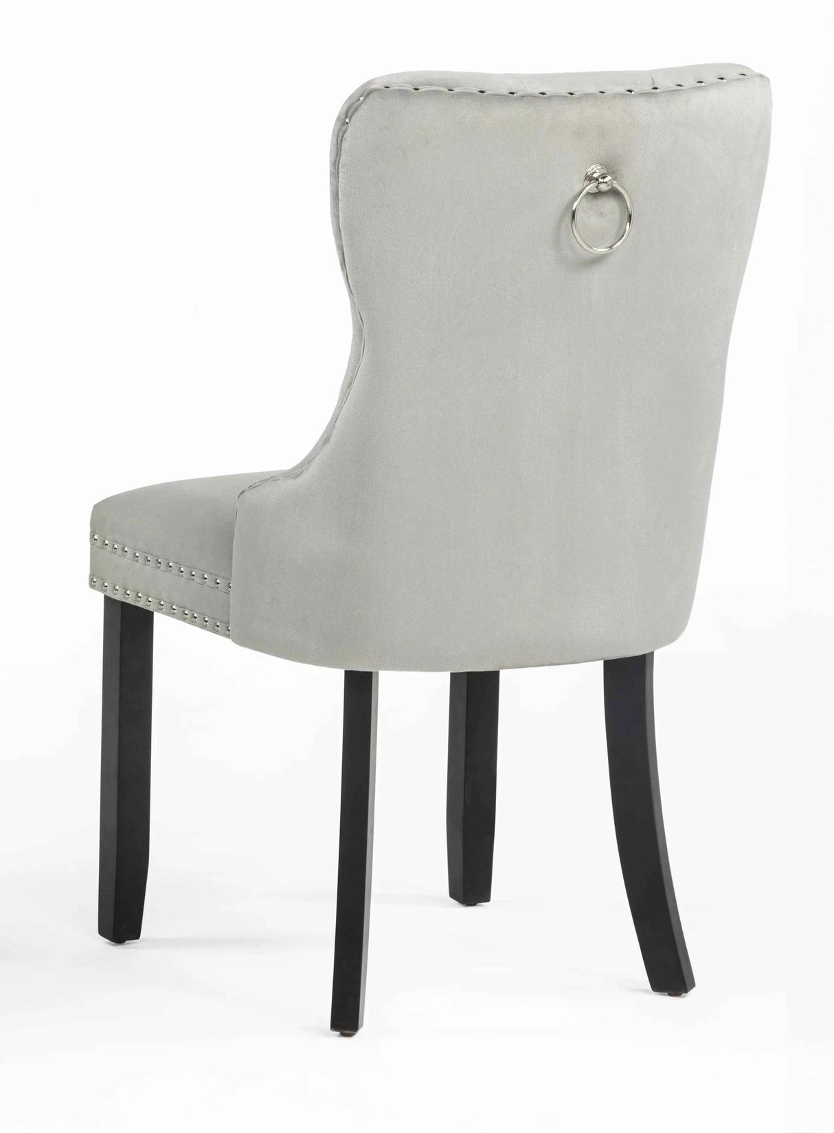 Arabella Light Gray Velvet Accent Chair, Set of 2 by Crown Mark at Eve Furniture
