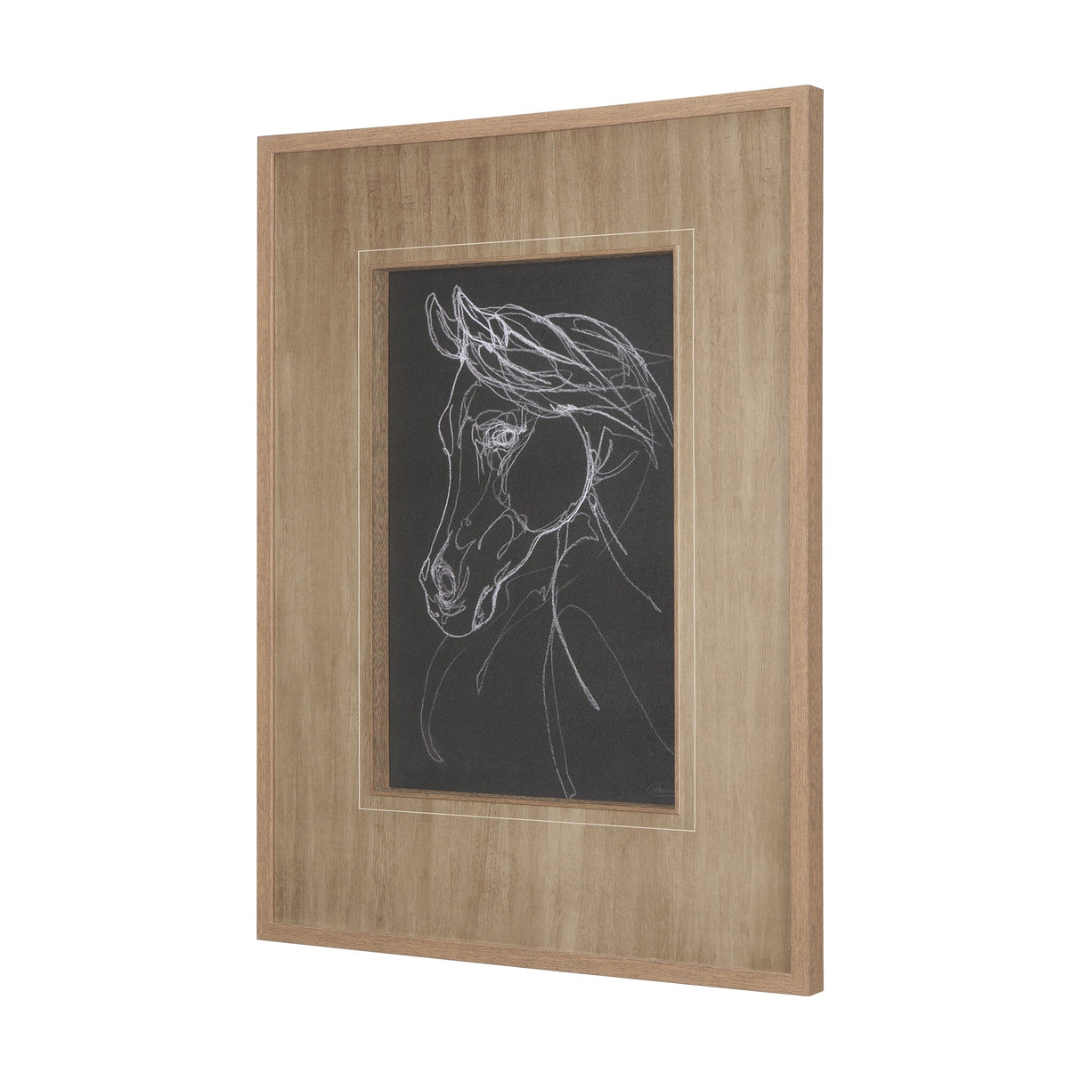 Arabian Dark II by Mercana Studio a Hand Embellished Textured Framed Art Print Matted under Glass by Mercana at Eve Furniture