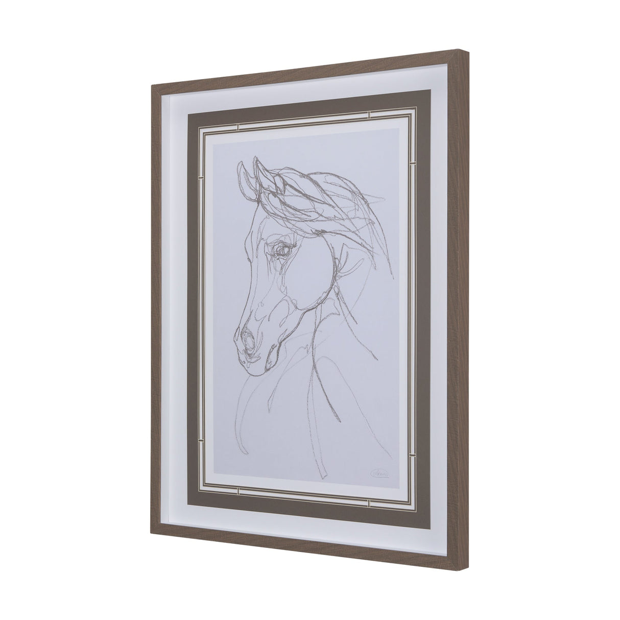 Arabian II by Mercana Studio a Hand Embellished Textured Framed Art Print Matted under Glass by Mercana at Eve Furniture