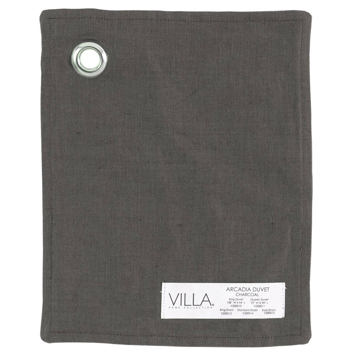 Arcadia Charcoal Duvet Cover by Classic Home at Eve Furniture