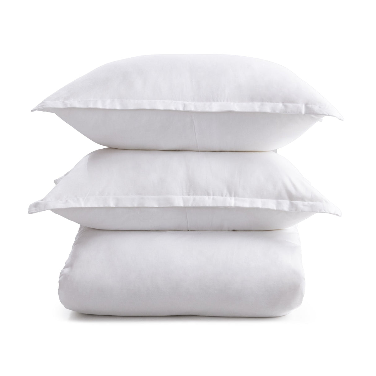 Arcadia White Duvet Cover by Classic Home at Eve Furniture