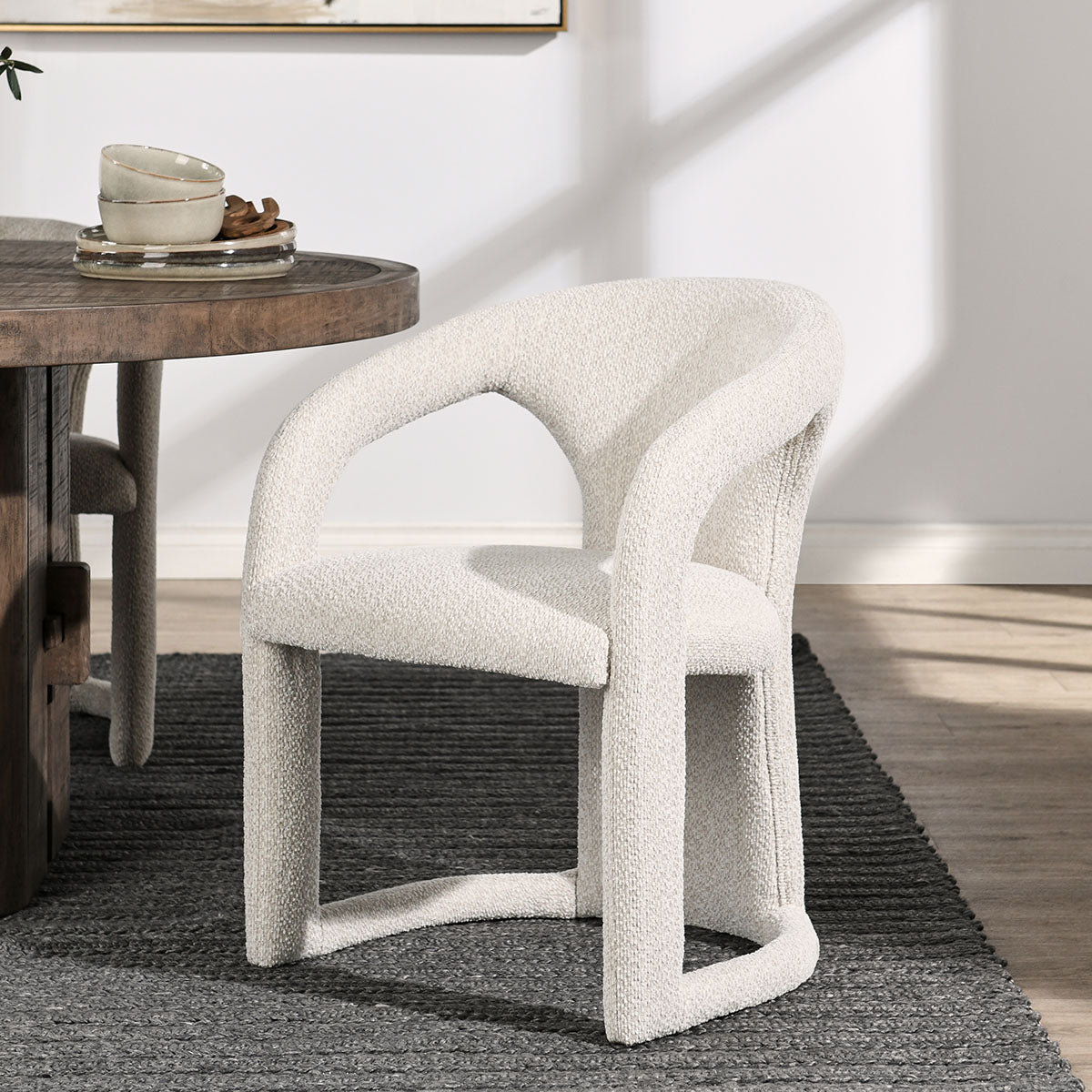Archie Birch Cream Dining Chair by Classic Home at Eve Furniture