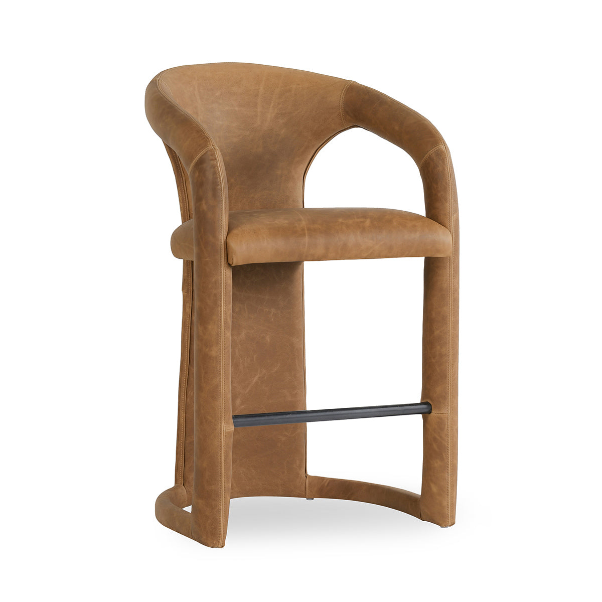 Archie Counter Stool - Maple Brown by Classic Home at Eve Furniture