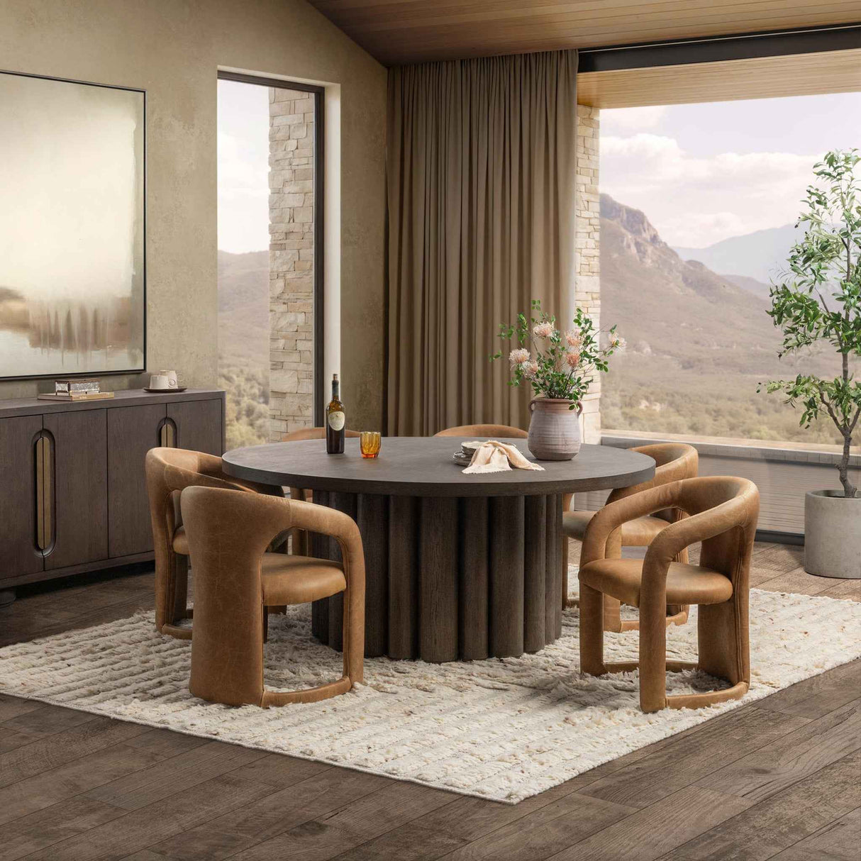 Archie Dining Chair - Maple Brown by Classic Home at Eve Furniture