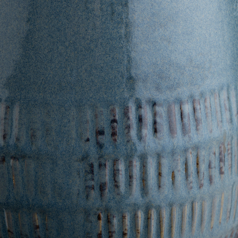 Arden Blue 2 Piece Ceramic Vases by Crestview at Eve Furniture