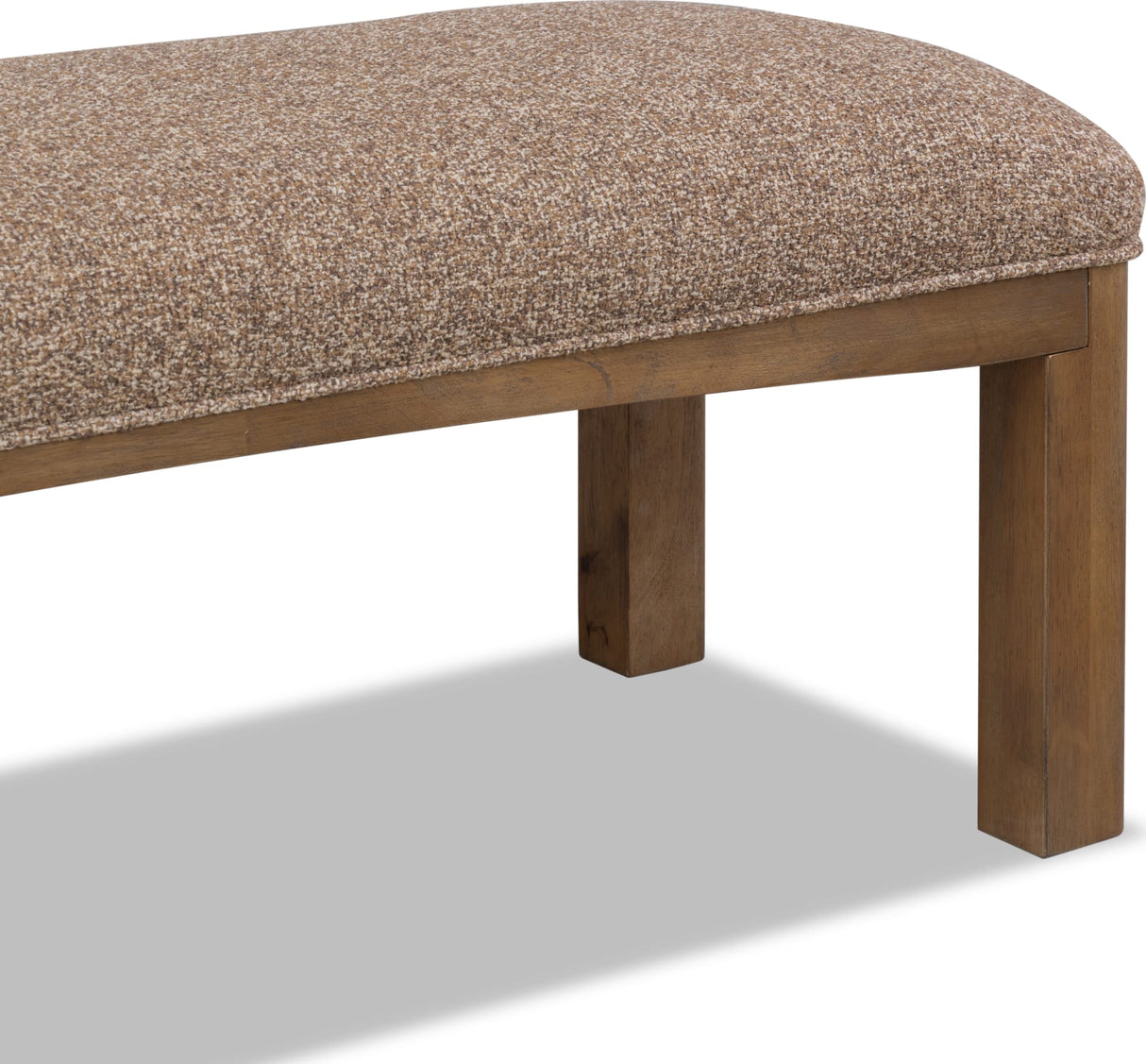 Arden Tavern Brown Upholstered Bench by Modus Furniture at Eve Furniture