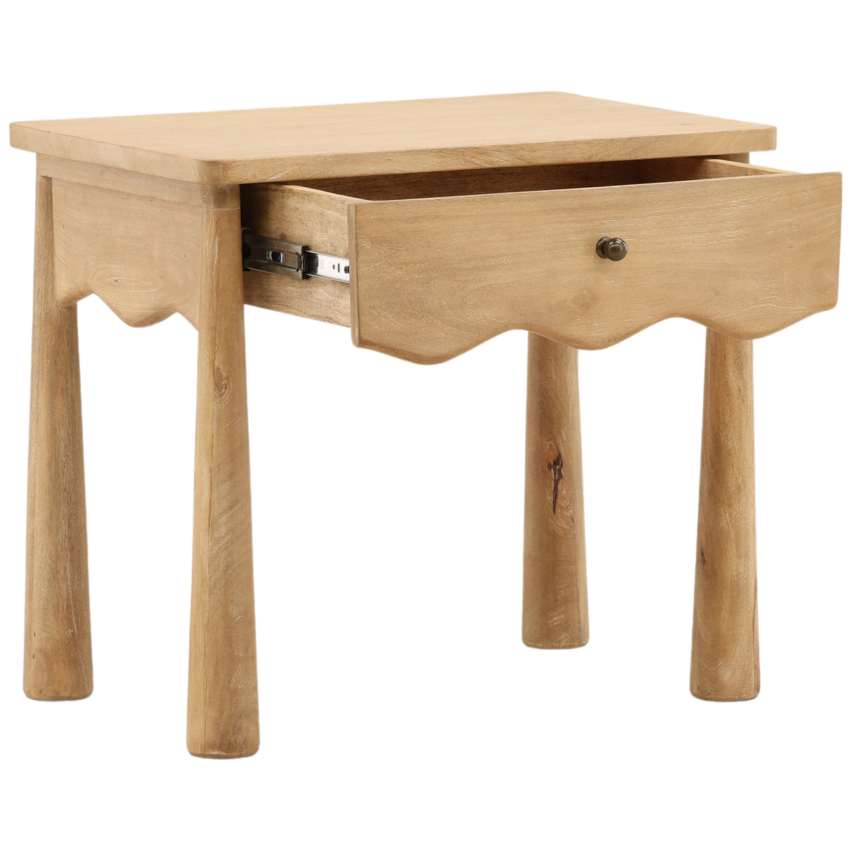 Ardena Nightstand, Light Natural by Dovetail at Eve Furniture