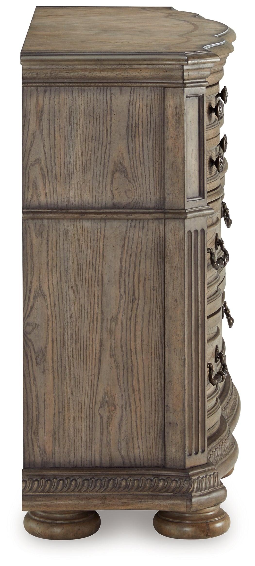 Ardenfield Light Brown Dresser by Ashley at Eve Furniture