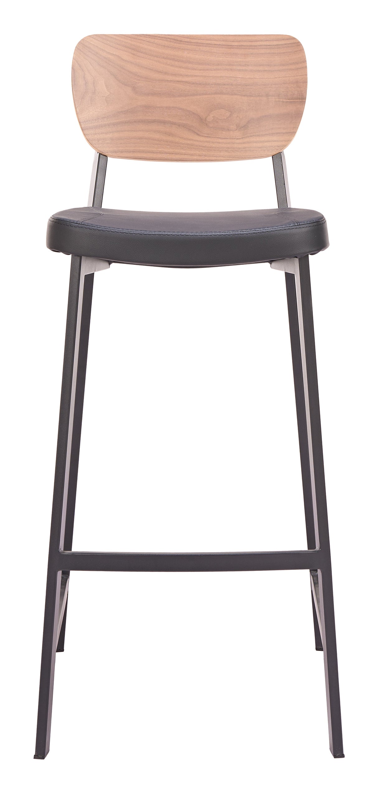 Ardenne Black & Brown Barstool (Set of 2) by Zuomod at Eve Furniture