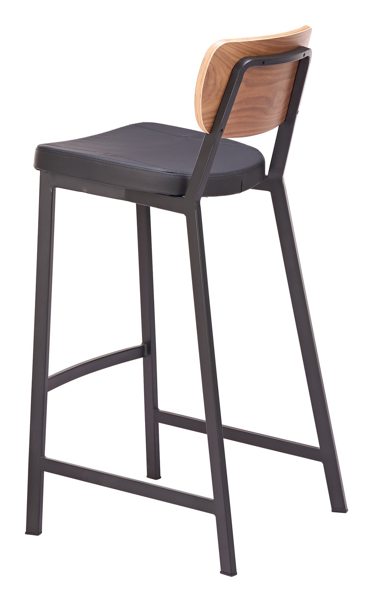 Ardenne Black & Brown Barstool (Set of 2) by Zuomod at Eve Furniture