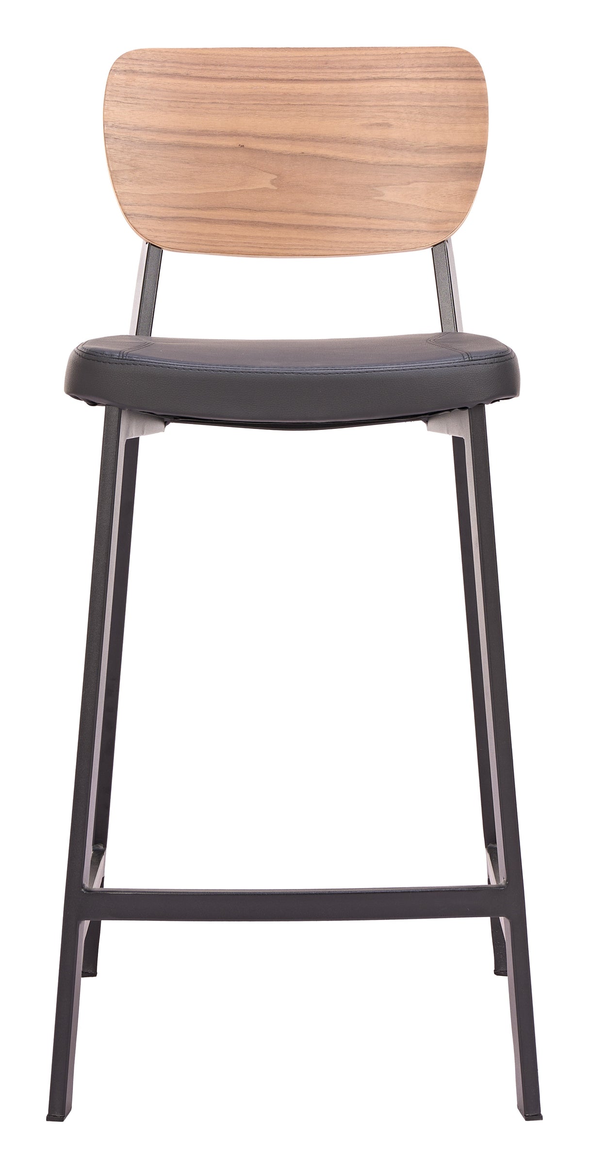 Ardenne Black & Brown Counter Stool (Set of 2) by Zuomod at Eve Furniture