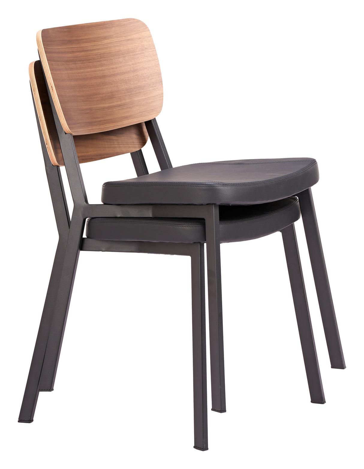 Ardenne Black & Brown Dining Chair (Set of 4) by Zuomod at Eve Furniture