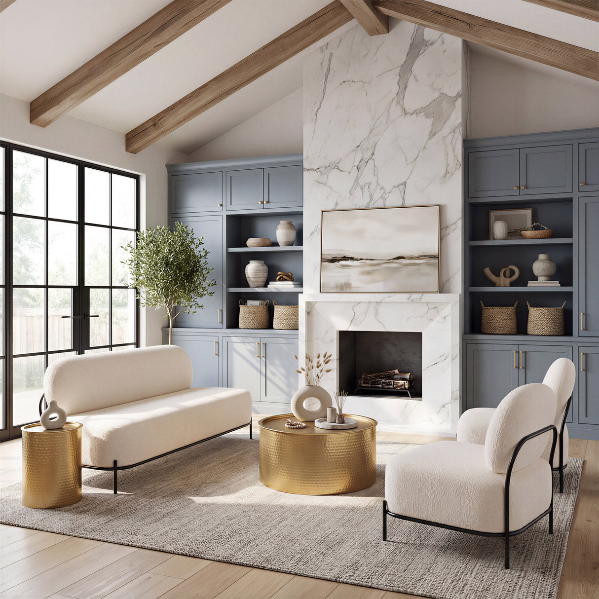 Arendal Vanilla Accent Chair by Zuomod at Eve Furniture