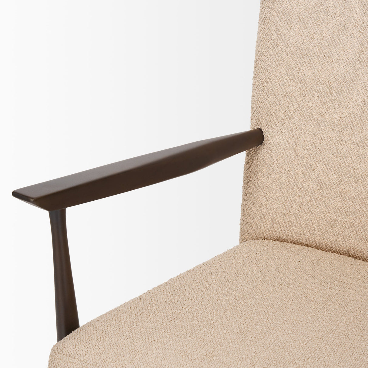 Argent Beige Boucle Accent Chair by Mercana at Eve Furniture