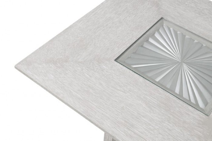Argenthart Light Gray Dining Table by Furniture of America at Eve Furniture