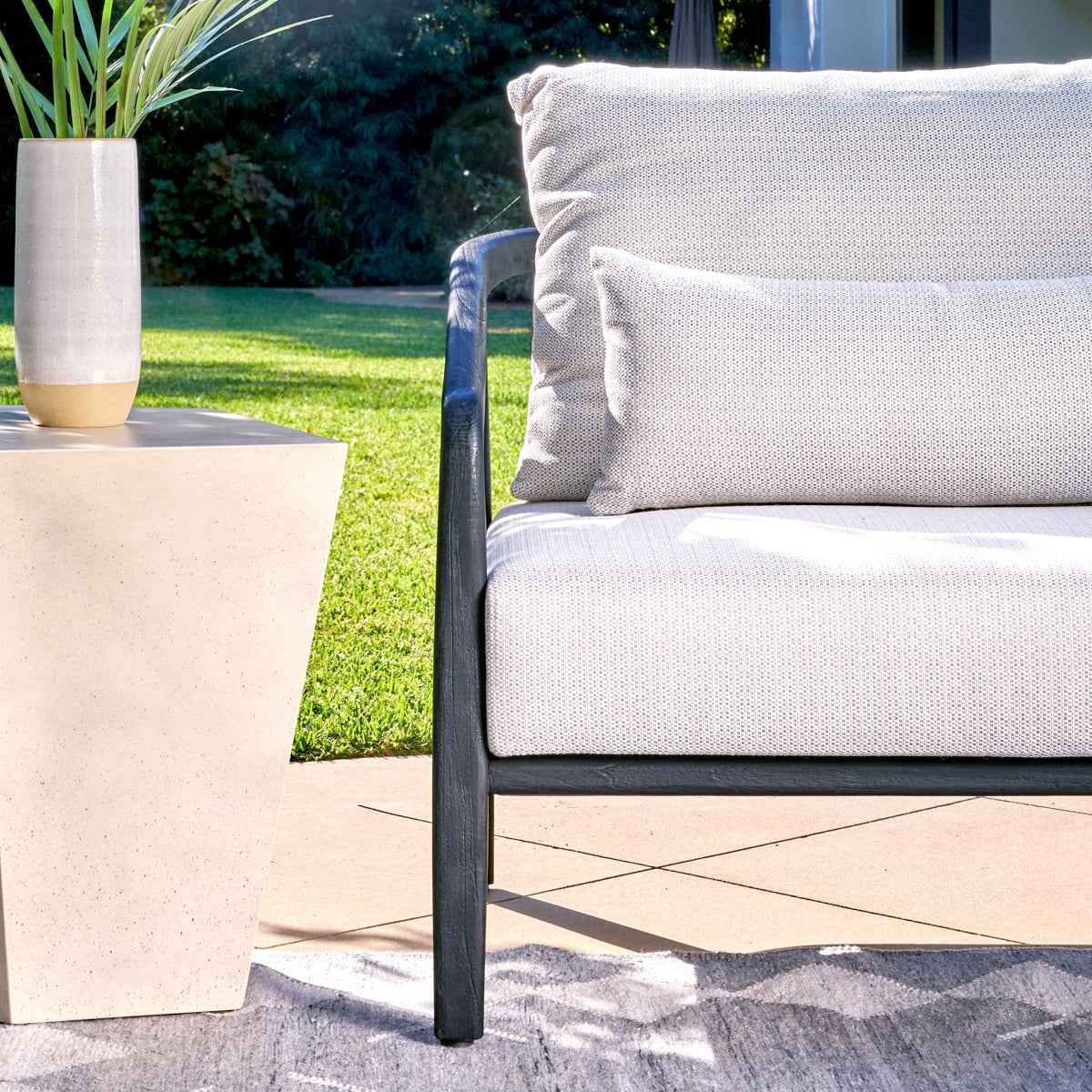 Aria Beige Outdoor 4pc Sectional by Classic Home at Eve Furniture
