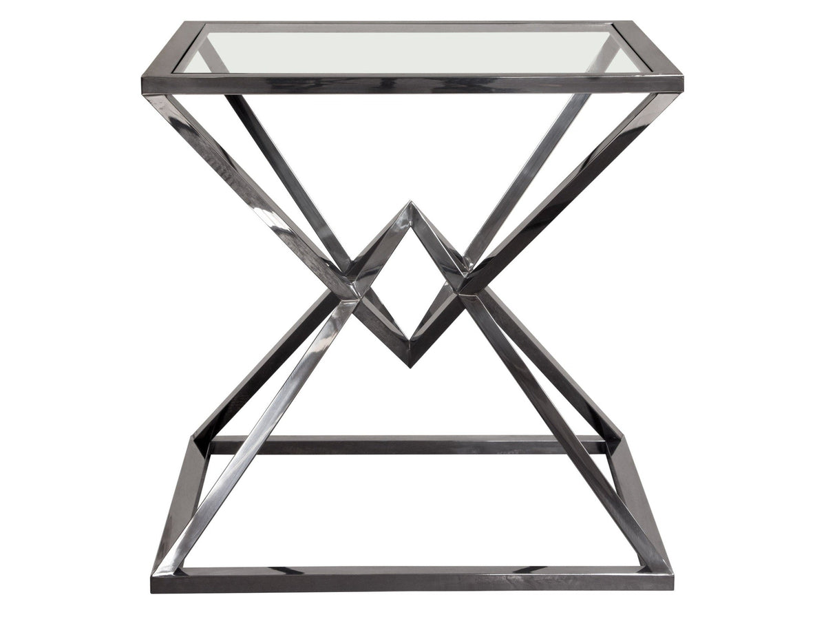 Aria Square Black End Table by Diamond Sofa at Eve Furniture