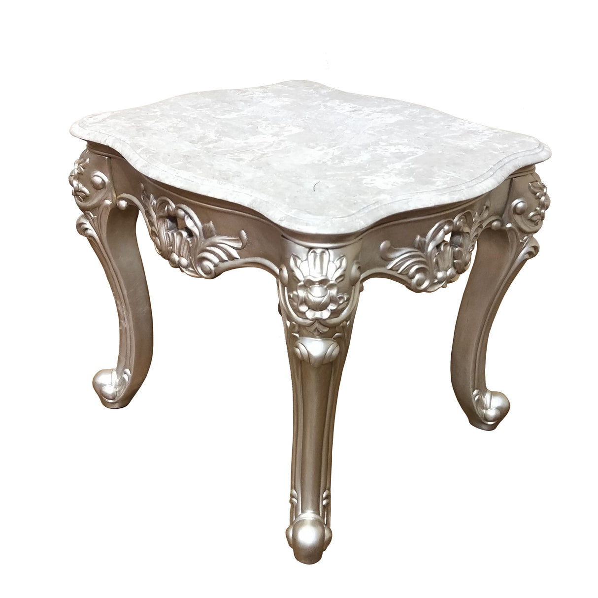 Ariel Champagne End Table by Cosmos Furniture at Eve Furniture