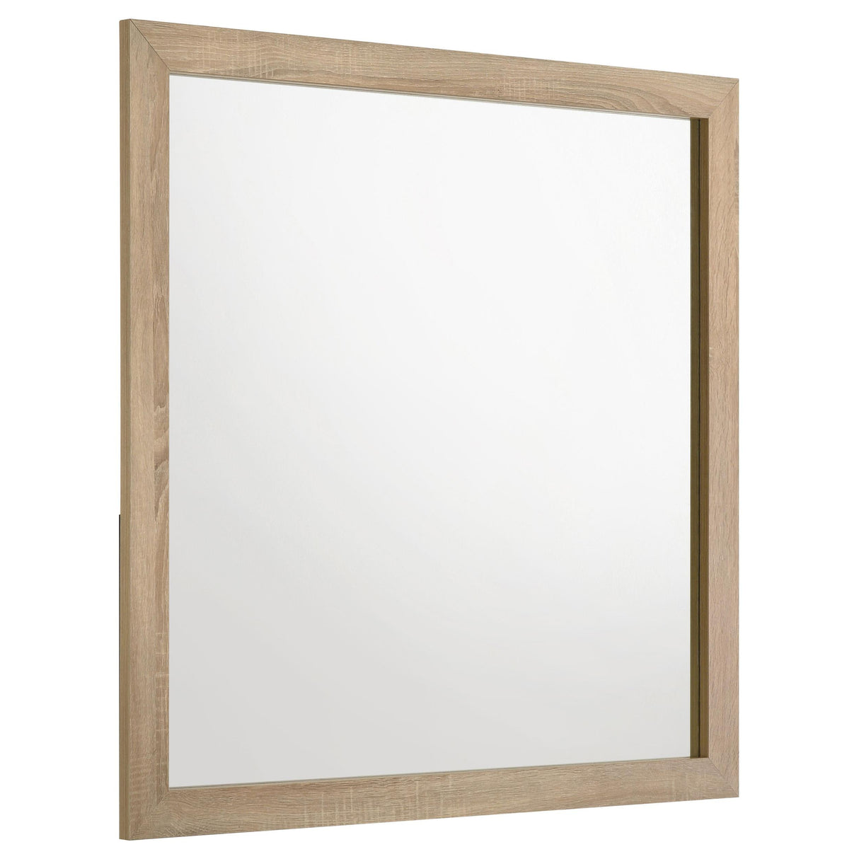 Arielle Light Oak Dresser Mirror by Coaster at Eve Furniture