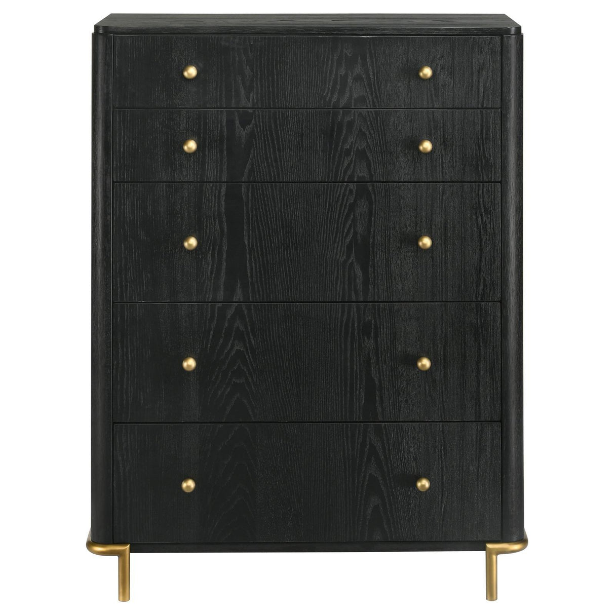 Arini 5-drawer Bedroom Chest Black by Coaster at Eve Furniture