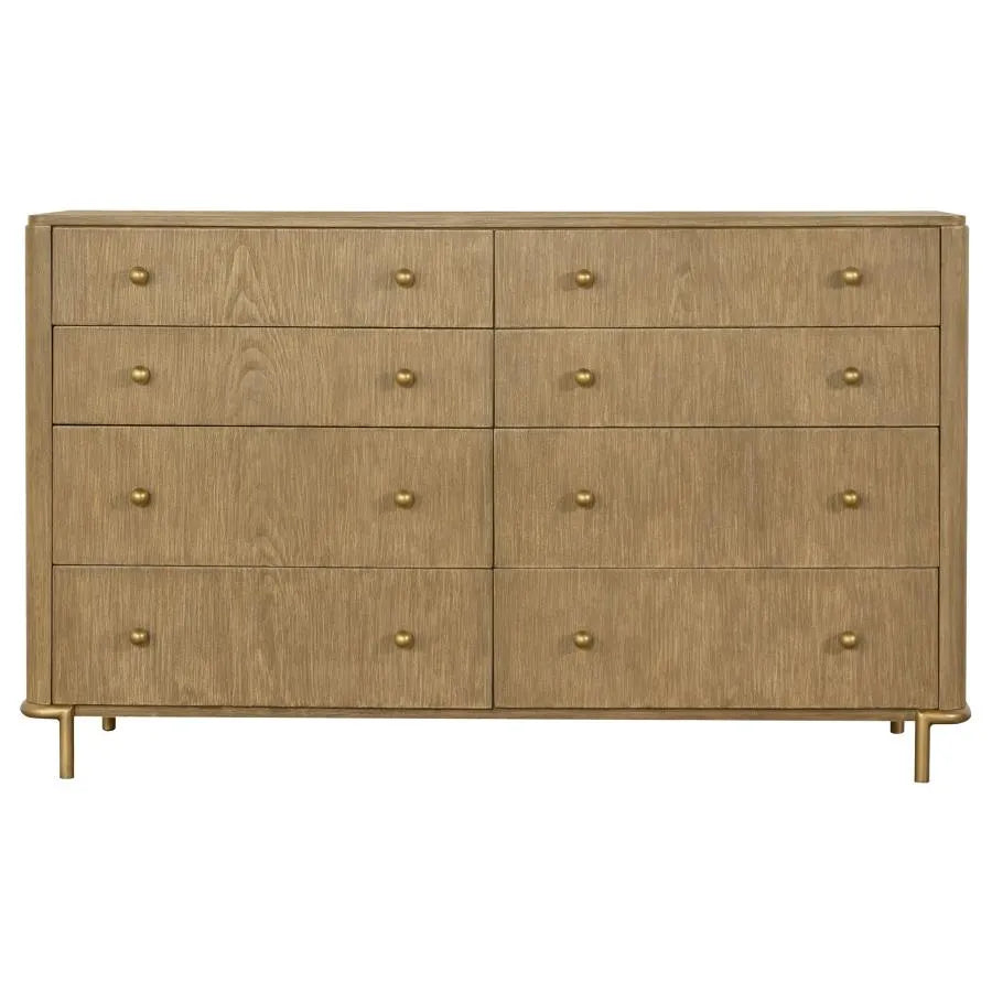 Arini Cream and Sand Wash 5-piece Queen Bedroom Set by Coaster at Eve Furniture