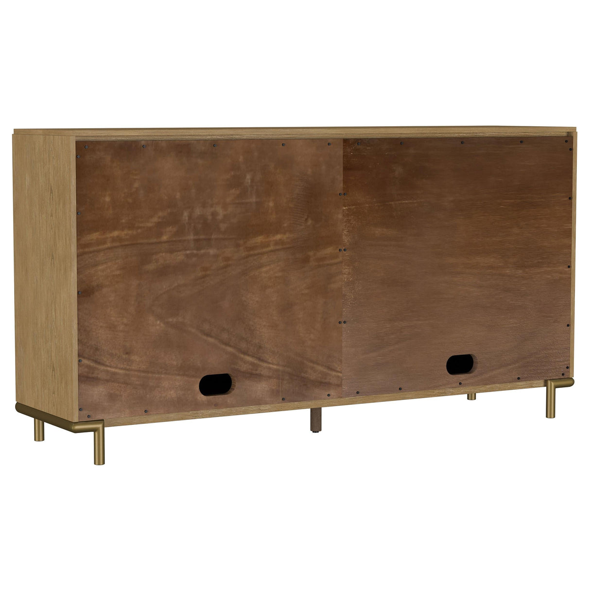Arini Sand Wash 2-Drawer Cane Door Dining Sideboard Server by Coaster at Eve Furniture