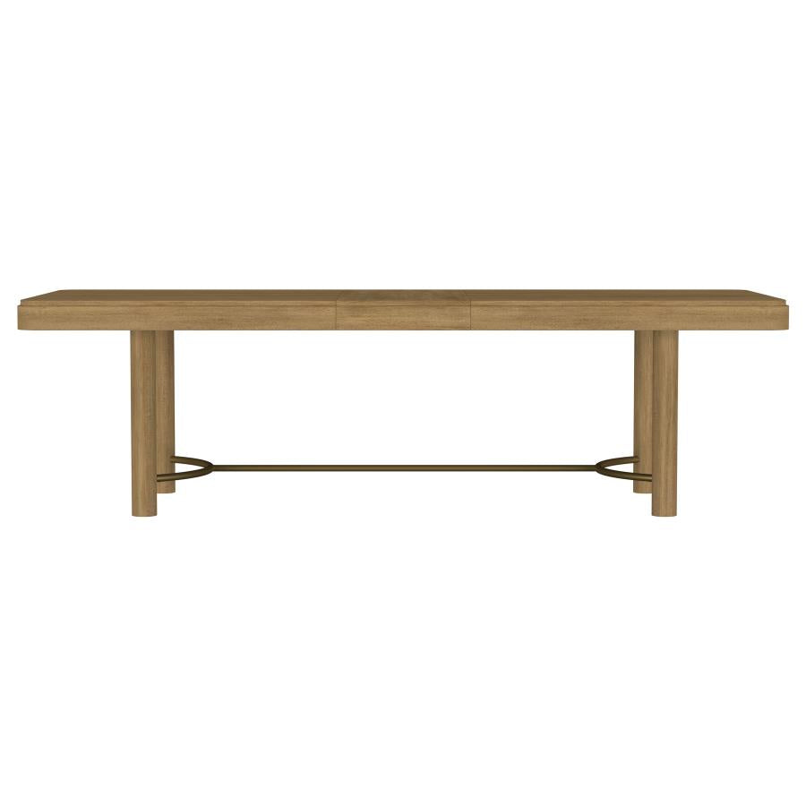 Arini Sand Wash 5-Piece Extension Leaf Dining Table Set by Coaster at Eve Furniture