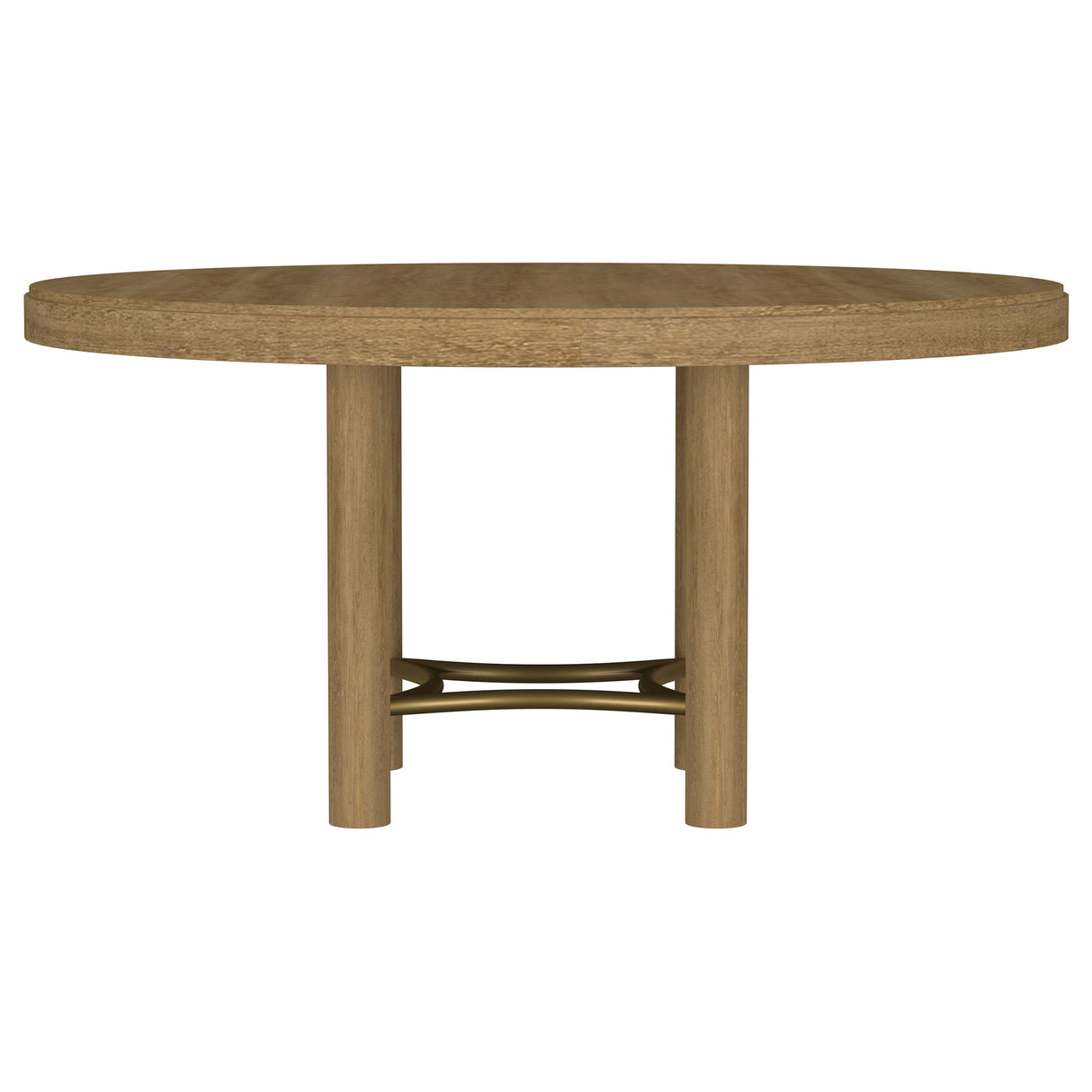 Arini Sand Wash 60-inch Round Wood Dining Room Table by Coaster at Eve Furniture
