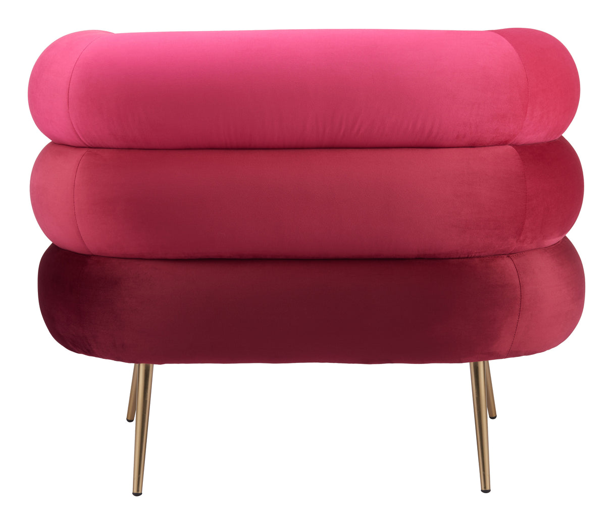 Arish Red Accent Chair by Zuomod at Eve Furniture