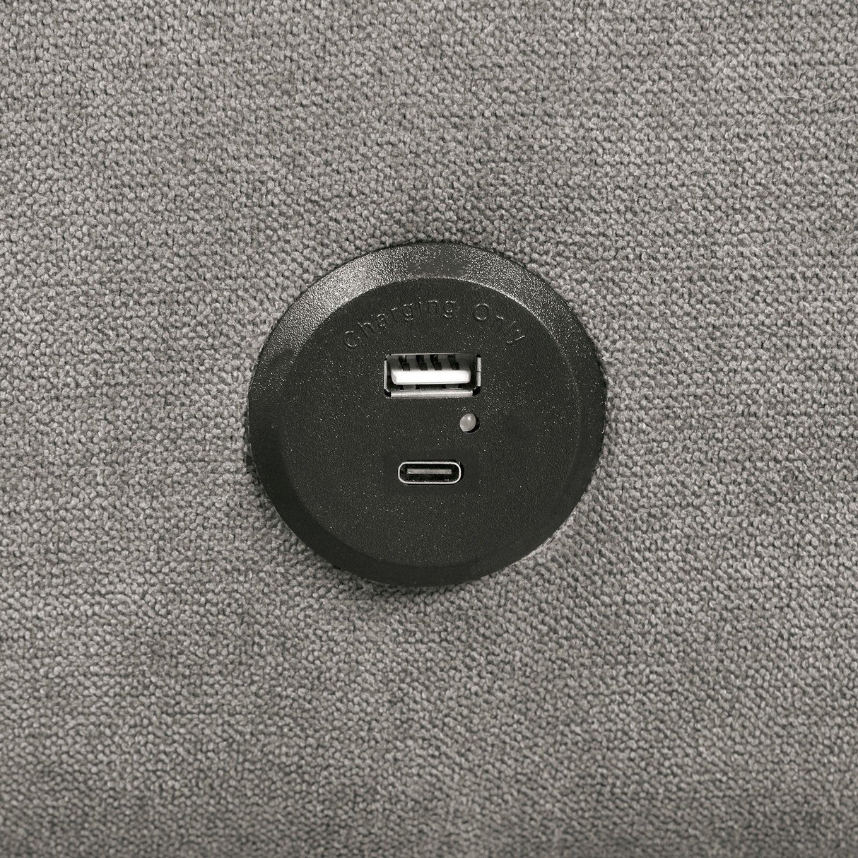 Aristide Gray Futon Sofa by Furniture of America at Eve Furniture