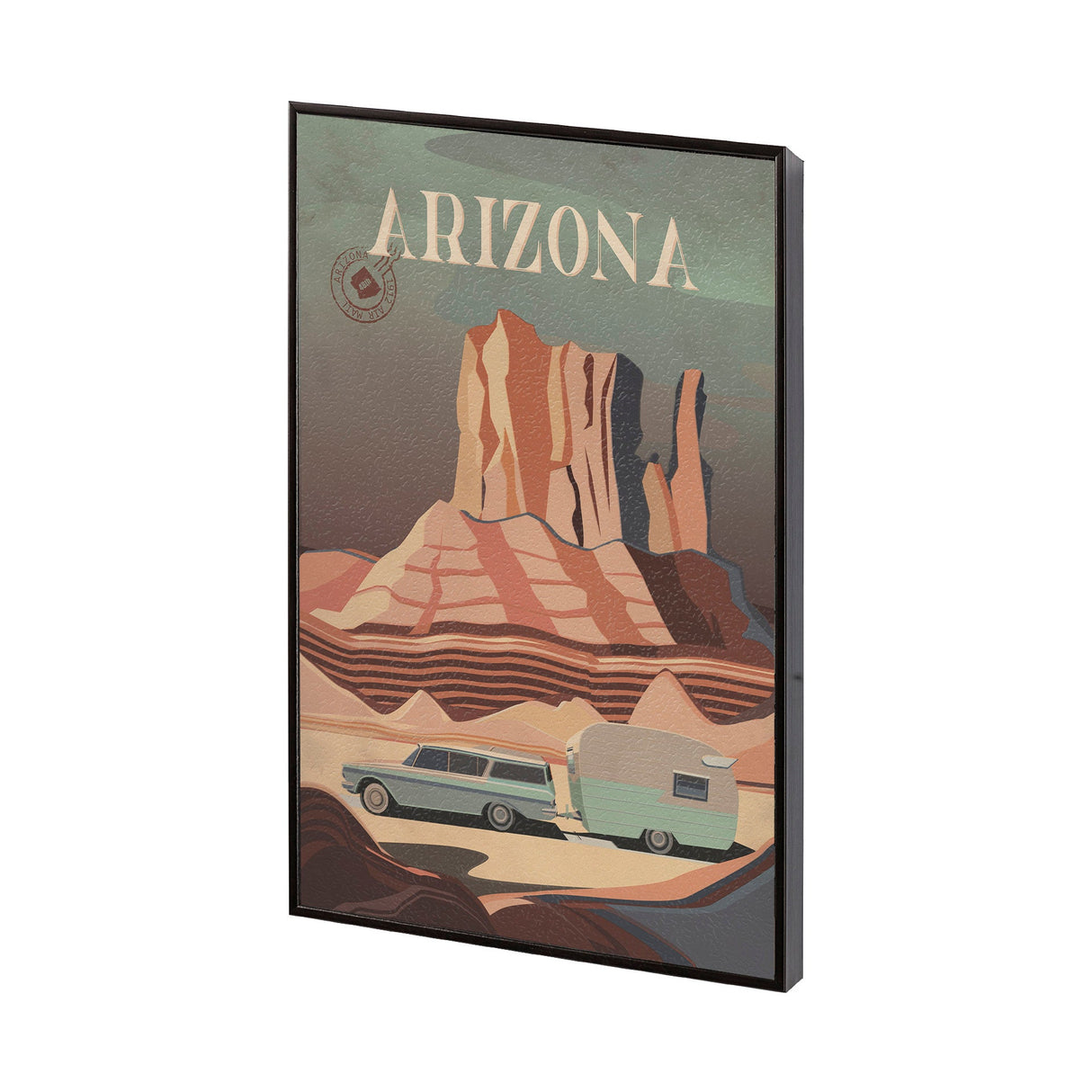 Arizona Go USA (SM) by Mercana Studio a Hand Embellished Decograph Framed Art Print by Mercana at Eve Furniture