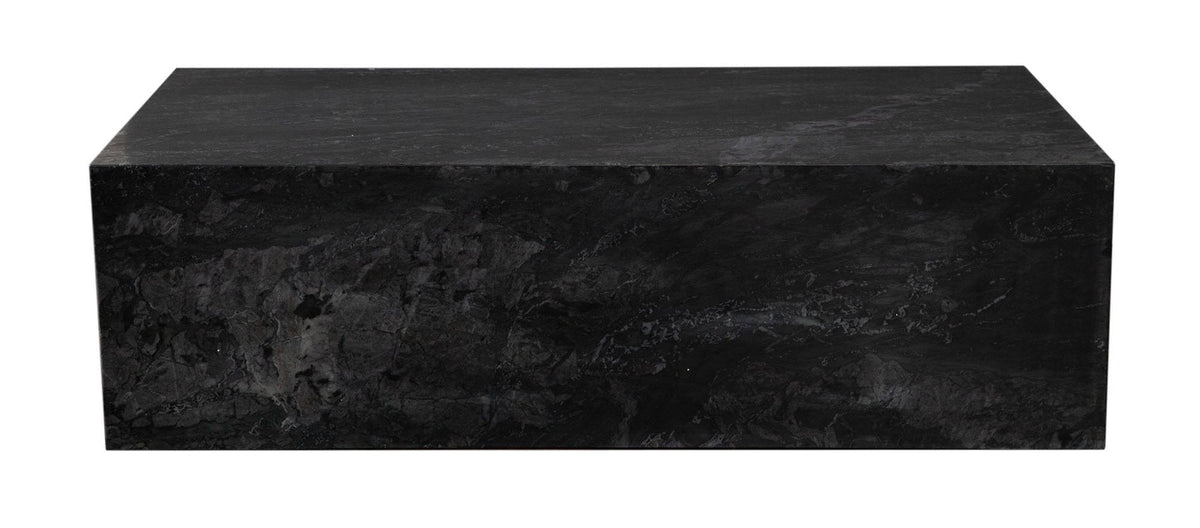 Ark Black Marble Coffee Table by Diamond Sofa at Eve Furniture
