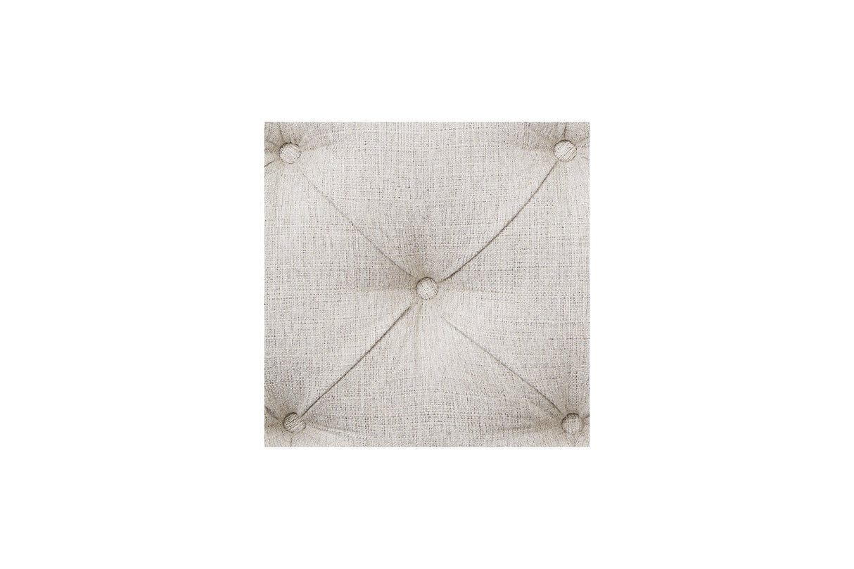 Arlendyne Antique White California King Upholstered Panel Bed by Ashley at Eve Furniture