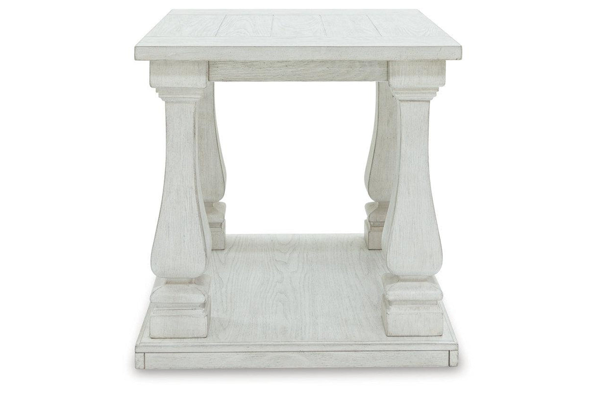 Arlendyne Antique White Coffee Table and 2 End Tables by Ashley at Eve Furniture