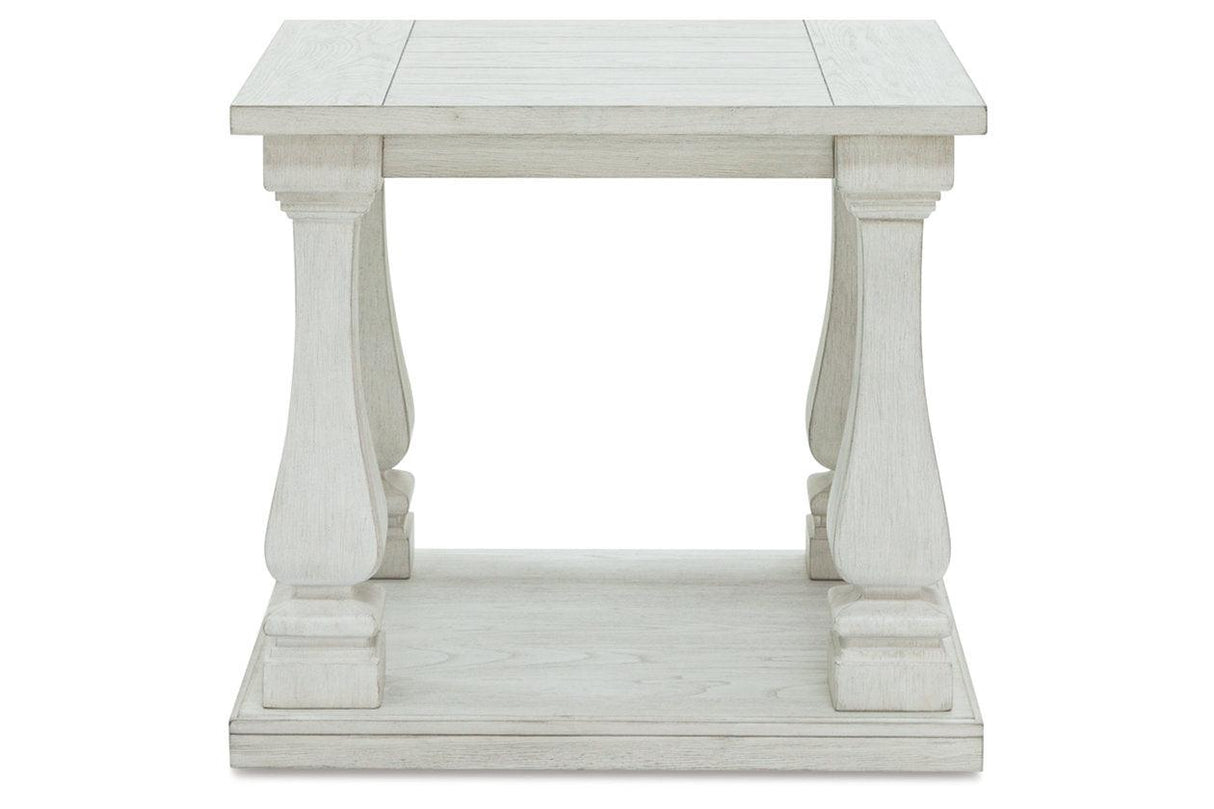Arlendyne Antique White Coffee Table and 2 End Tables by Ashley at Eve Furniture