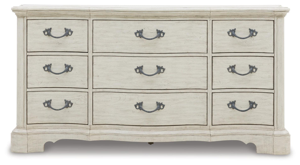 Arlendyne Antique White Dresser by Ashley at Eve Furniture
