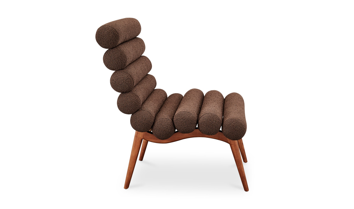 Arlo Accent Chair - Deep Brown by Moe's Home at Eve Furniture