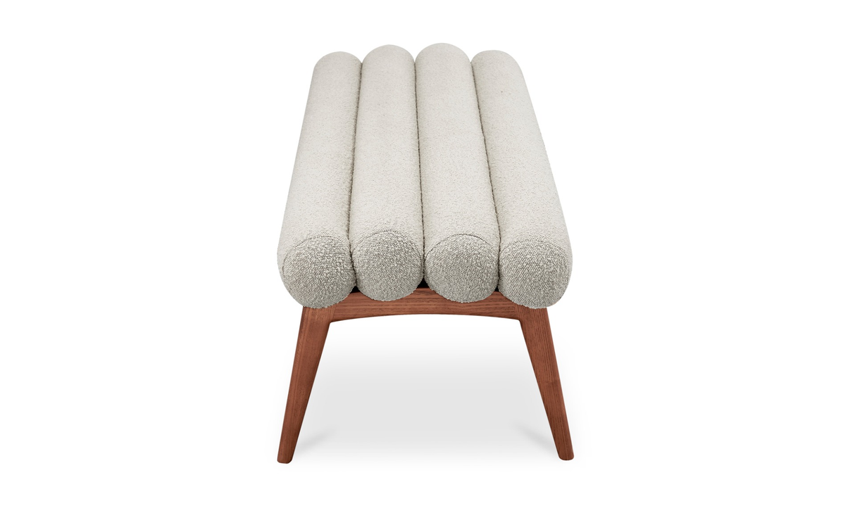 Arlo Bench - Off White by Moe's Home at Eve Furniture