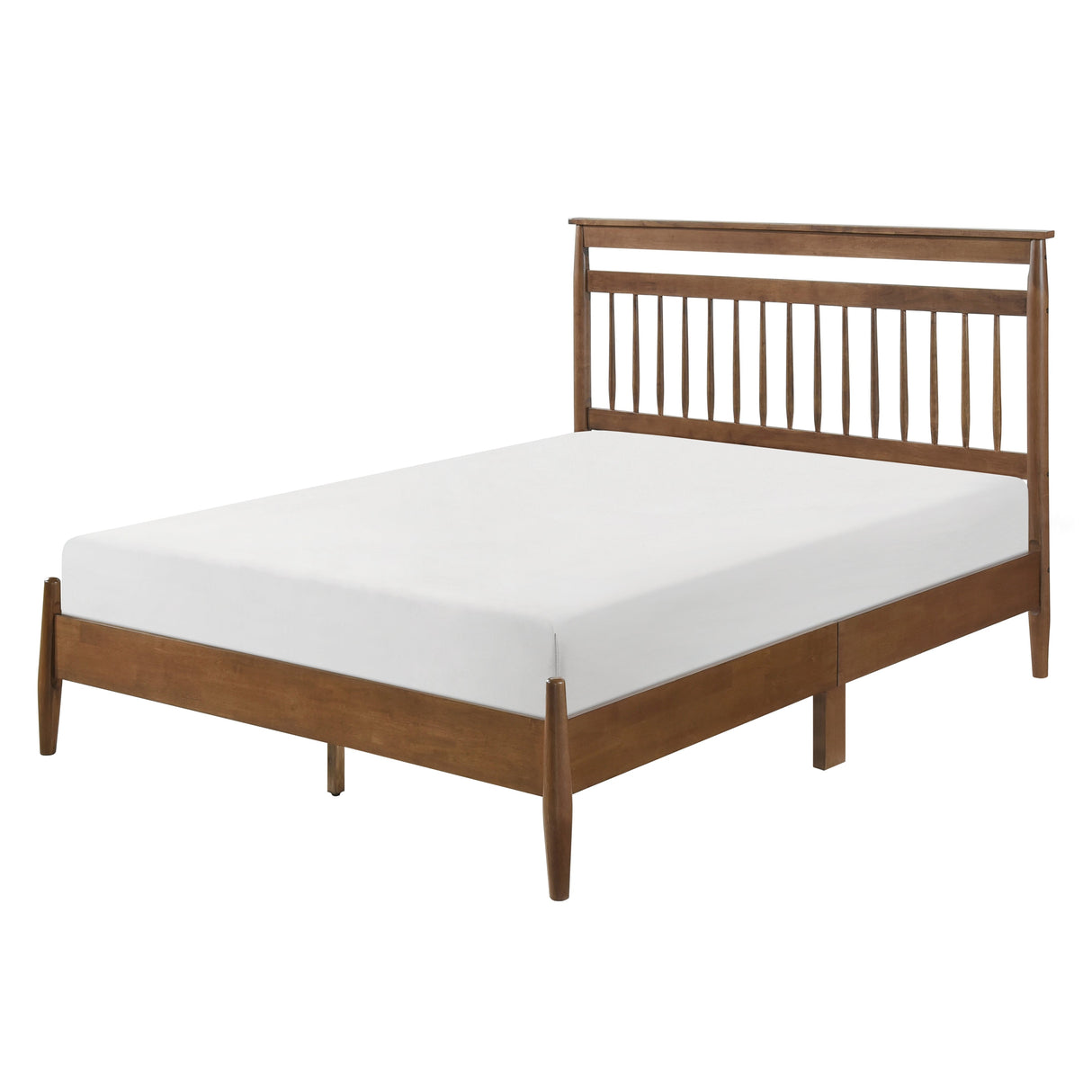 Arlo Chestnut Eastern King Platform Bed by Homelegance at Eve Furniture