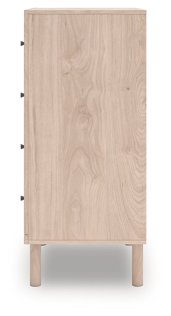 Arloster Tan Chest of Drawers by Ashley at Eve Furniture