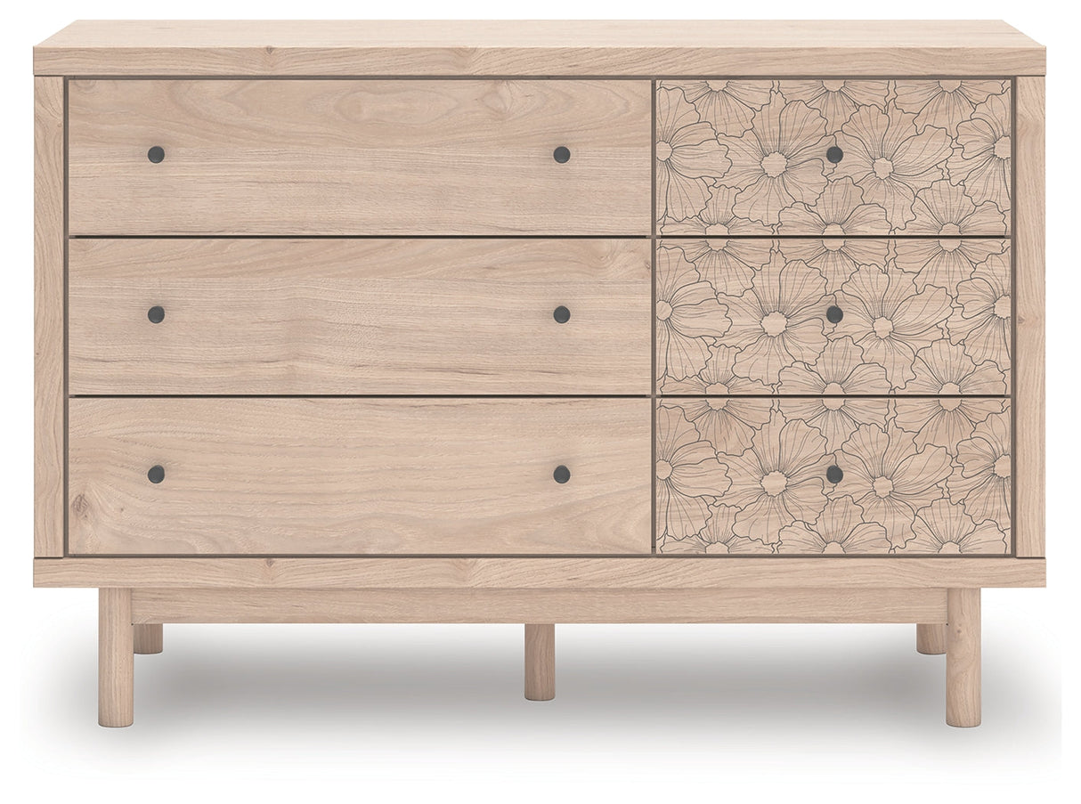 Arloster Tan Dresser by Ashley at Eve Furniture