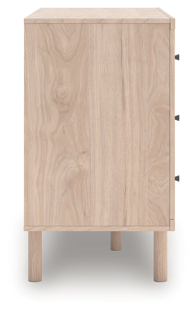 Arloster Tan Dresser by Ashley at Eve Furniture