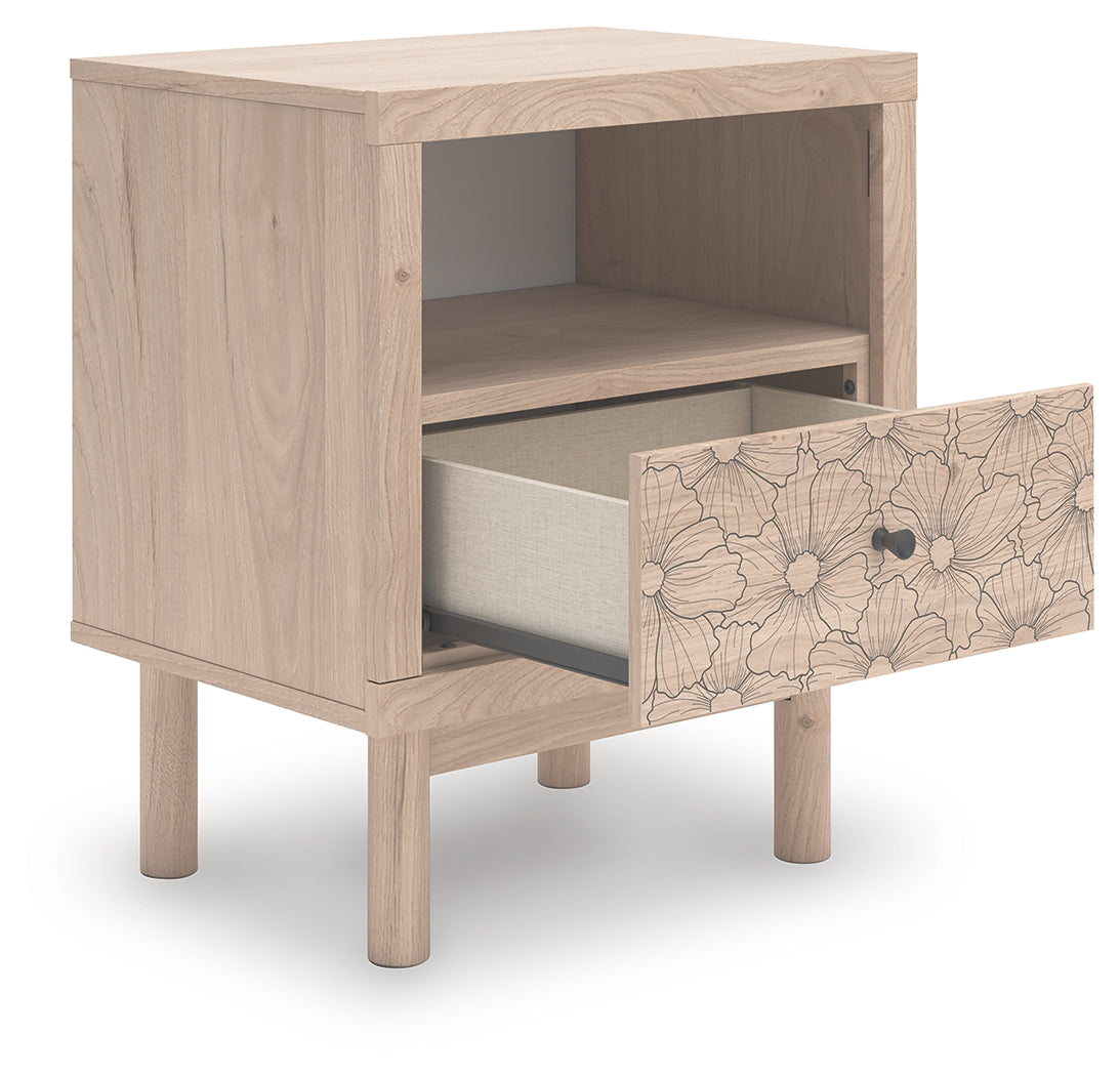 Arloster Tan Nightstand by Ashley at Eve Furniture